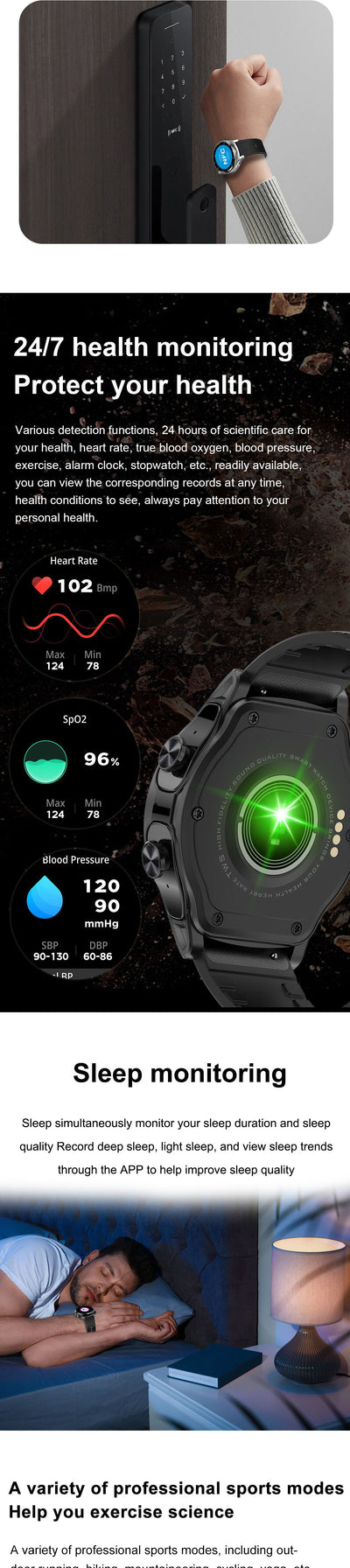 Reloj Inteligente GT66 2-en-1 con Auriculares TWS y Llamadas HD - Image 15