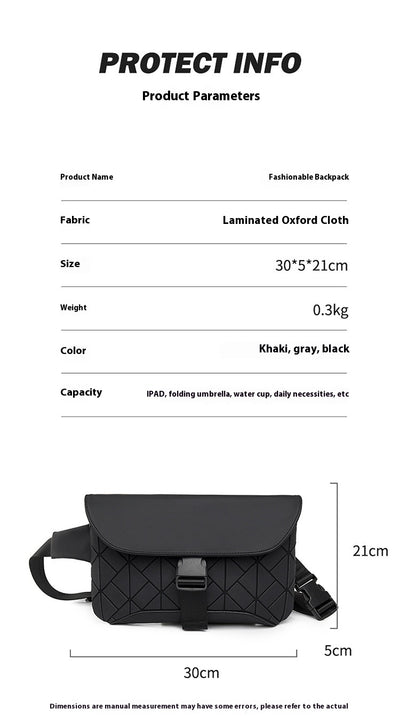 Bolsa Crossbody Hombre Diseño Rombo - Estilo Moderno Rui Camp - Image 30