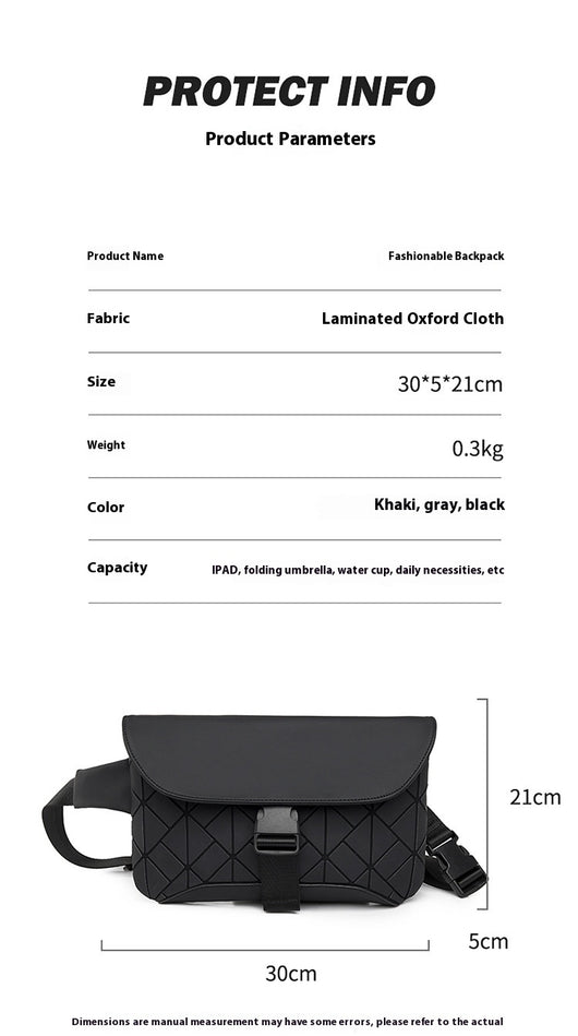 Bolsa Crossbody Hombre Diseño Rombo - Estilo Moderno Rui Camp - Image 30