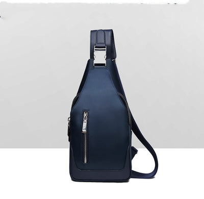 Bolso Mensajero Oxford para Hombre con Bolsillo Frontal - Image 3