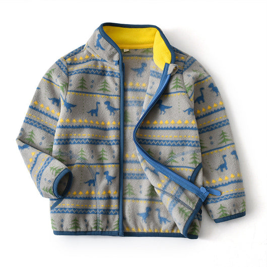 Chaqueta Infantil Estampado Dinosaurio - Ligera y Cómoda - Image 3