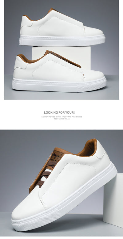 Tenis para Hombre de Color Sólido Cómodos y Antideslizantes - Image 12