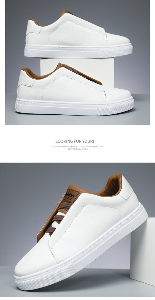 Tenis para Hombre de Color Sólido Cómodos y Antideslizantes - Image 12