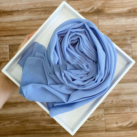Pañuelo Hijab de Gasa Perlada Liso para Mujer - Image 20