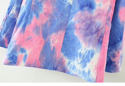 Saco Cruzado Tie-Dye en Poliéster - Diseño Moderno y Versátil - Image 20