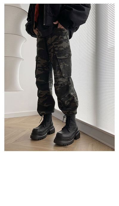 Botas Martin de Plataforma con Aumento de 7CM - Estilo Casual Elevado - Image 21