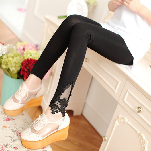 Leggings de Encaje Crochet para Mujer - Estilo y Comodidad - Image 9