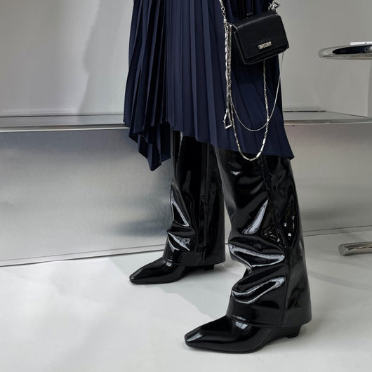 Botas Negras de Tacón Alto para Mujer