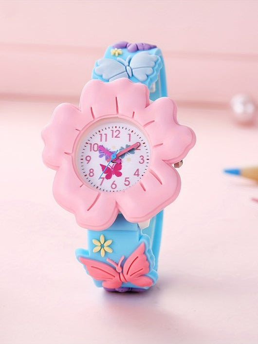 Reloj Infantil Flores Coloridas - Diseño Cute para Niñas Estudiantes - Image 13