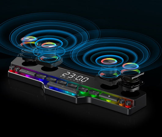 Parlante Bluetooth Gaming para Escritorio - Sonido Estéreo Premium - Image 6