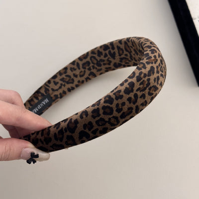 Diadema Vintage Leopardo en Terciopelo - Accesorio Versátil para Cualquier Estilo - Image 7