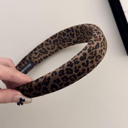 Diadema Vintage Leopardo en Terciopelo - Accesorio Versátil para Cualquier Estilo - Image 7