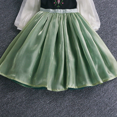Vestido Largo de Manga Larga para Halloween Niñas - Image 8