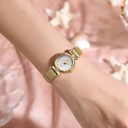 Reloj de Cuarzo Elegante para Estudiantes con Correa de Malla - Image 8