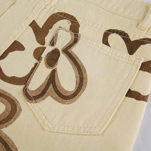 Jeans Rectos con Estampado Street Wear Casual - Image 17