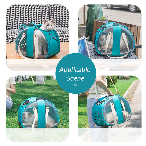 Mochila Transportadora Transparente para Mascotas - Perros y Gatos