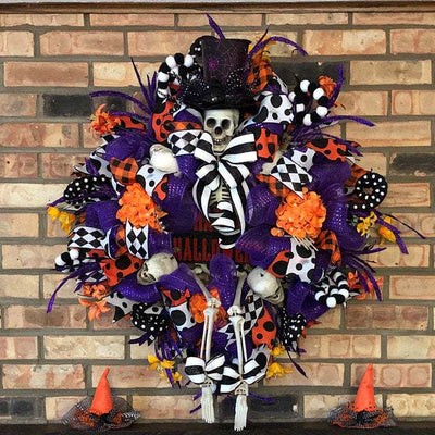Guirnalda de Halloween para Puerta - Decoración Colgante Terrorífica - Image 2