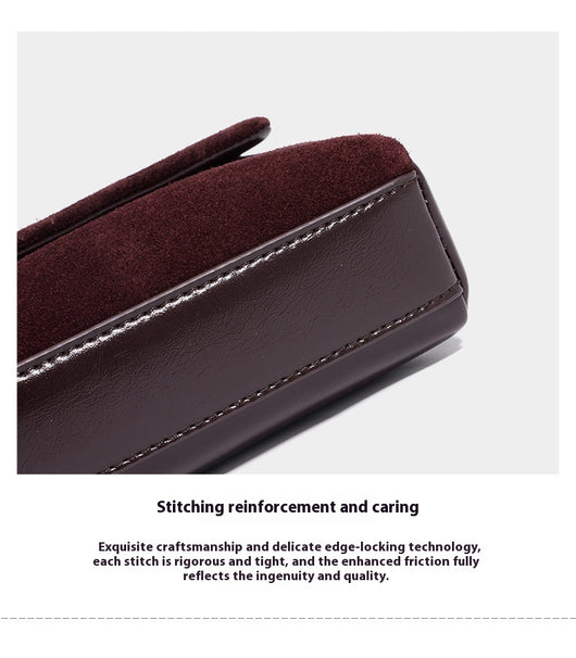 Bolso de Cuero Genuino con Gran Capacidad - Bandolera Única - Image 13