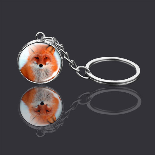 Llavero Esfera de Cristal Doble Cara con Diseño Animal - Image 8