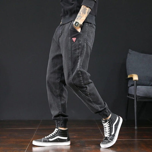 Pantalones Cargo Holgados con Tobillera para Hombre - Estilo Harlan Cropped - Image 6