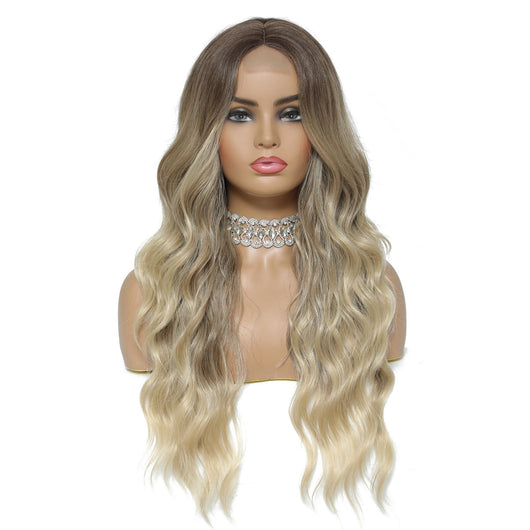 Peluca Frontal de Encaje Estilo Europeo y Americano para Mujer - Image 11