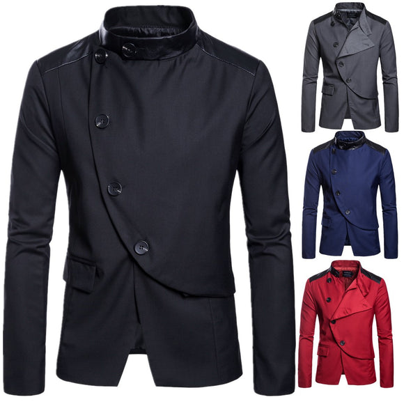 Blazer de Esmoquin Casual para Hombre - Estilo Occidental Moderno