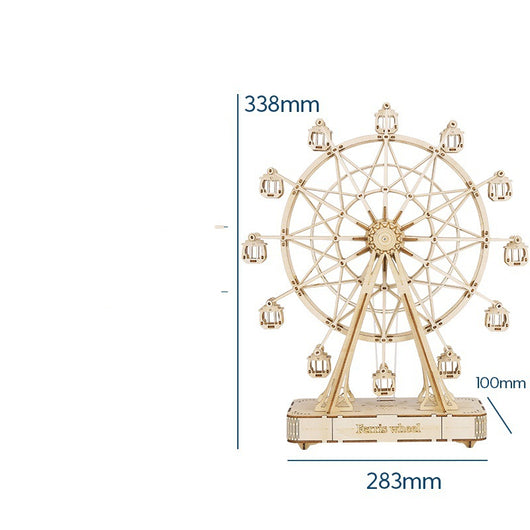 Torre Piano 3D de Madera - Puzzle DIY Rueda de la Fortuna - Image 19