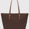 Bolso Shopper Marrón Grande Impermeable para Mujer