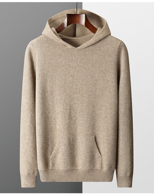 Sudadera con Capucha de Cachemira Tejida para Hombre - Image 16