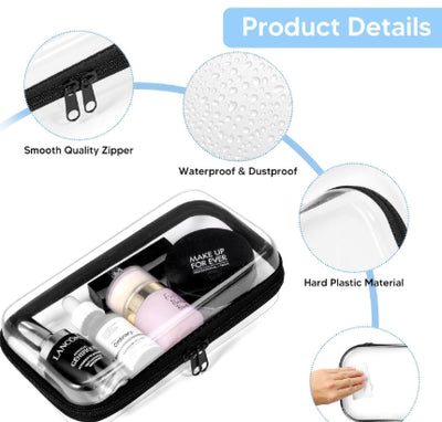 Estuche Transparente Ultracompacto con Cierre para Lápices y Accesorios - Image 11