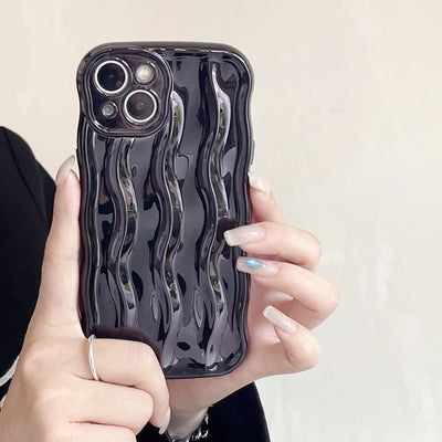 Funda para Teléfono con Efecto Ondas de Agua - Colores Sólidos - Image 12