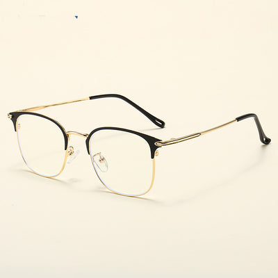 Gafas Ópticas Retro Cuadradas con Filtro Azul para Miopía - Image 9