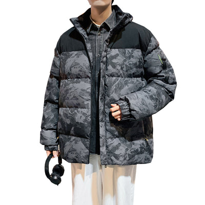 Chaqueta de Invierno Camuflada con Capucha para Hombre - Image 5