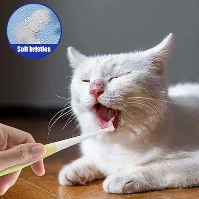 Cepillo Dental para Gatos y Perros Pequeños - Cuidado Bucal Seguro con Mango Antideslizante - Image 5