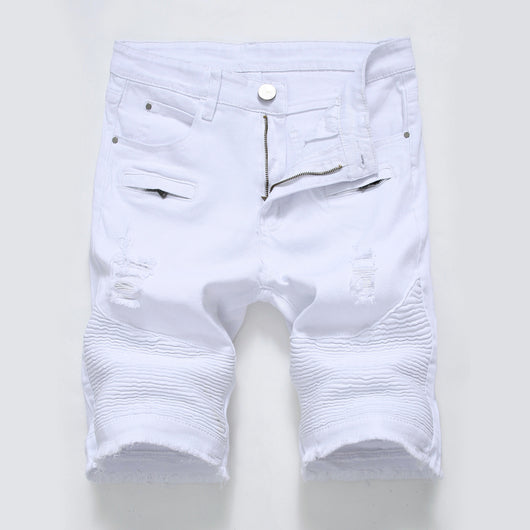 Shorts Denim Slim Stretch con Cierre - Image 11
