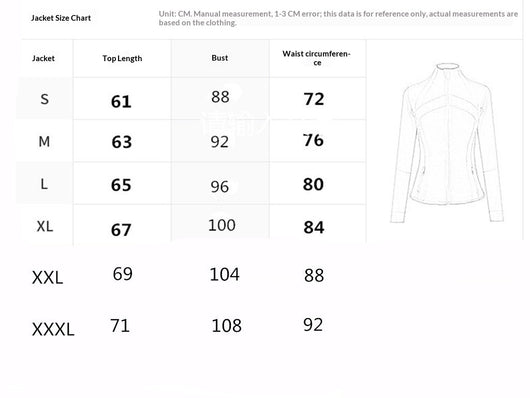 Chaqueta Deportiva Cuello Alto para Yoga - Diseño Realzador de Figura - Image 8