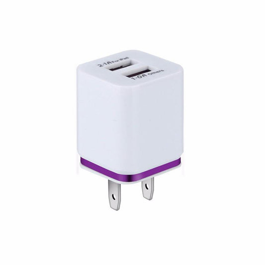 Cargador Dual USB con Electroplating Premium para Celular - Image 2
