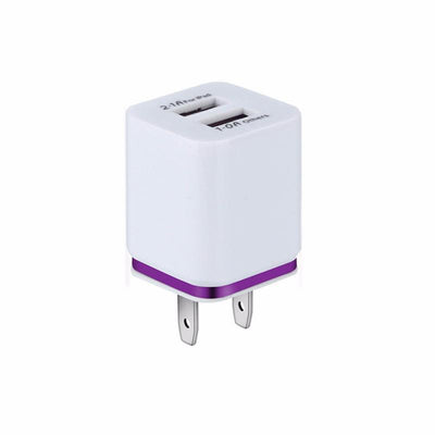 Cargador Dual USB con Electroplating Premium para Celular - Image 2