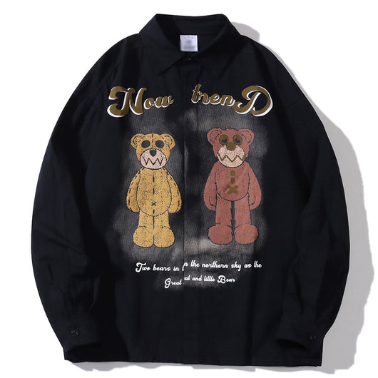 Playera Suelta Street Design con Estampado Puff Relieve - Image 16