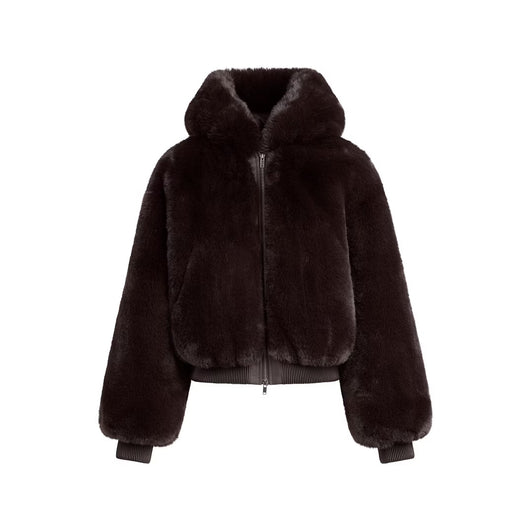Chaqueta Cálida de Forro Polar con Capucha y Pelo Sintético Ecológico - Image 19