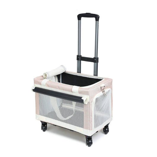 Carrito Transportador Multimascotas Portátil y Transpirable para Gatos y Perros - Image 3