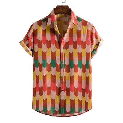 Camisa Hawaiana Manga Corta para Hombre - Image 40
