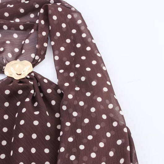Blusa Escotada Lunares - Image 4