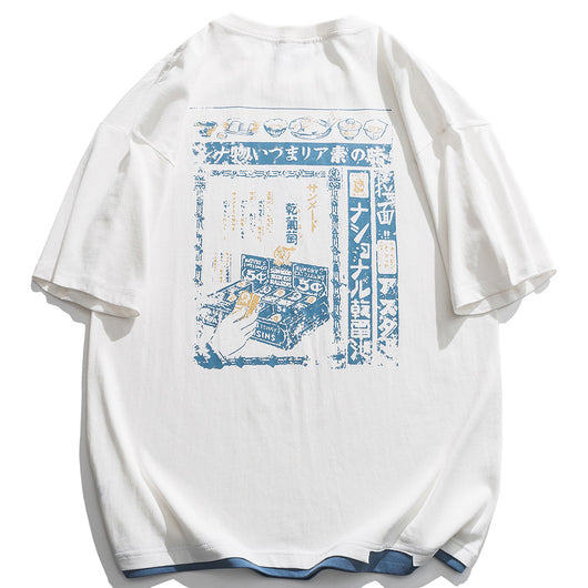 Camiseta Japonesa Holgada de Manga Corta - Comodidad Máxima para Cualquier Ocasión - Image 5
