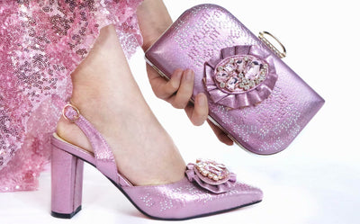 Zapatos de Punta Francesa con Bolso Coordinado - Image 3