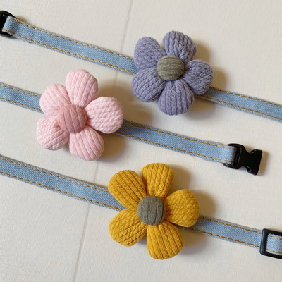Collar con Moño Floral para Gatitos - Image 3