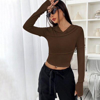 Sudadera V-Neck Slim Fit para Mujer - Base Layer Otoño Invierno - Image 4