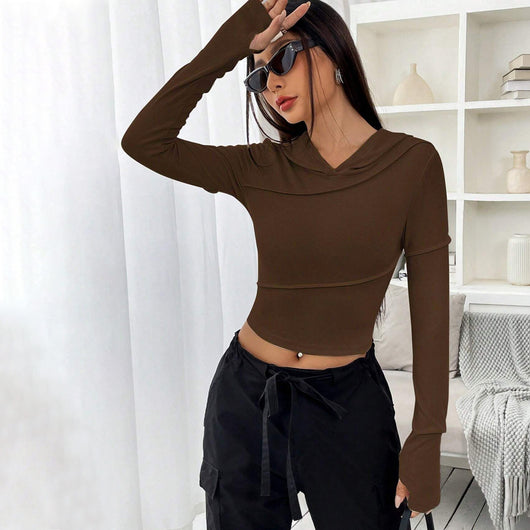 Sudadera V-Neck Slim Fit para Mujer - Base Layer Otoño Invierno - Image 4