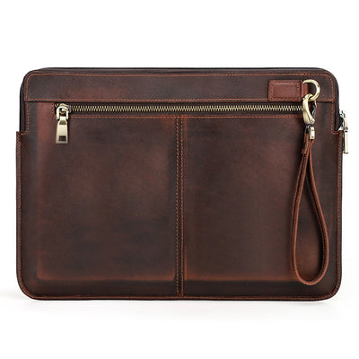 Funda Protectora para Laptop en Cuero Crazy Horse - Maletín Portátil Elegante - Image 6