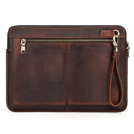 Funda Protectora para Laptop en Cuero Crazy Horse - Maletín Portátil Elegante - Image 6